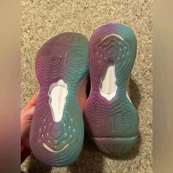 Nike Air Zoom BB NYX ‘White Hyper Violet Crimson’ Size Men’s 8.5 - Picture 7 of 10